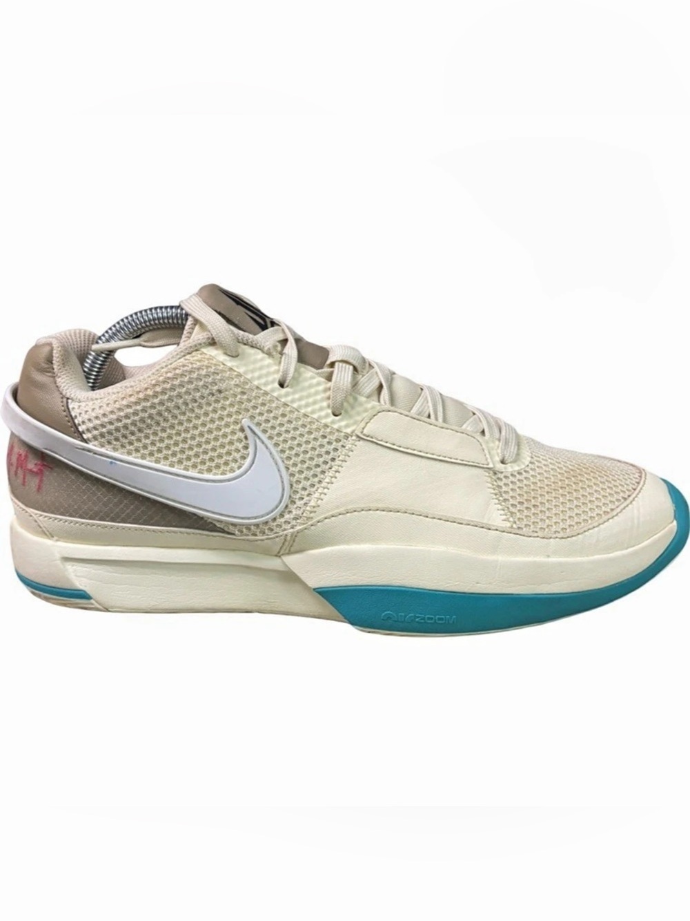 NIKE JA MORANT 1 COCONUT MILK BASKETBALL SHOE SNEAKER SZ 10 DR8785-102